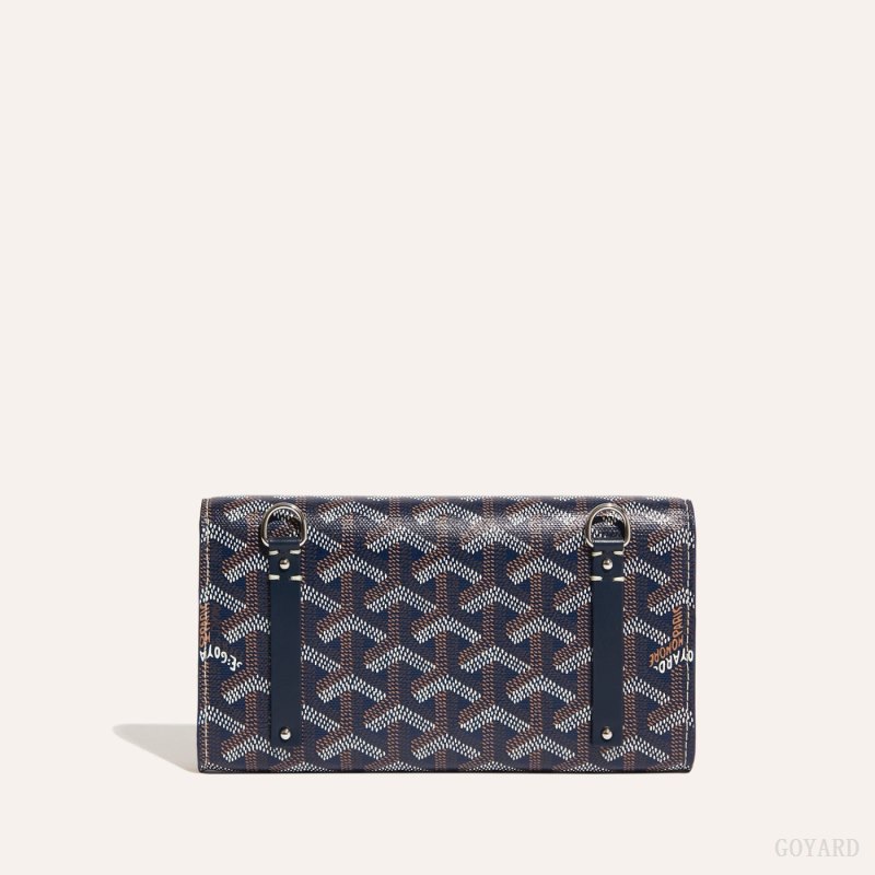 Bolsa Case Goyard Monte-Carlo Mini Case Azul Marinho Azuis | GY-UWB9900