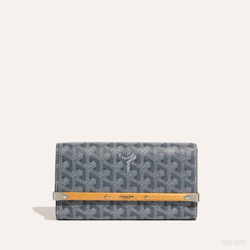 Bolsa Case Goyard Monte-Carlo Mini Case Cinzentas | GY-XOM7715