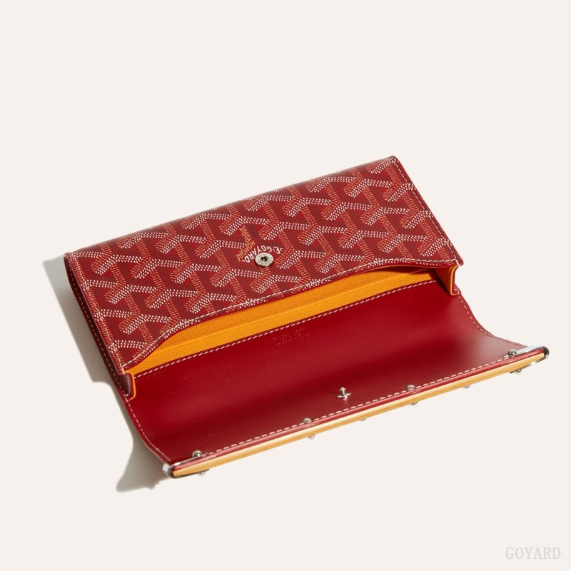 Bolsa Case Goyard Monte-Carlo Mini Case Vermelhas | GY-ERQ8853