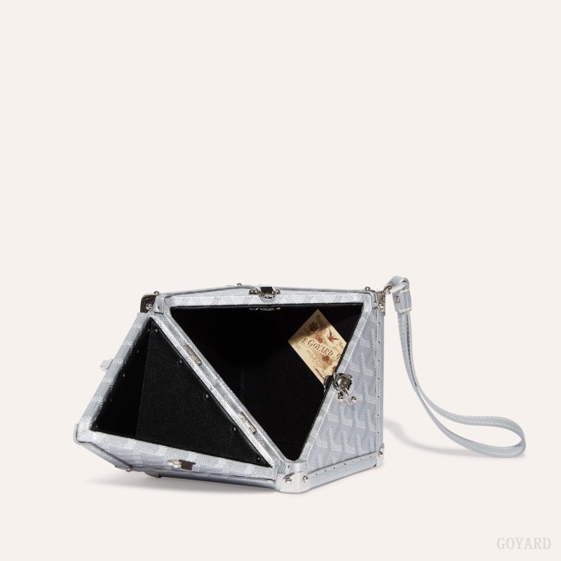 Bolsa De Bagagem Goyard Dé Trunk Bag Prateadas | GY-WQB9508