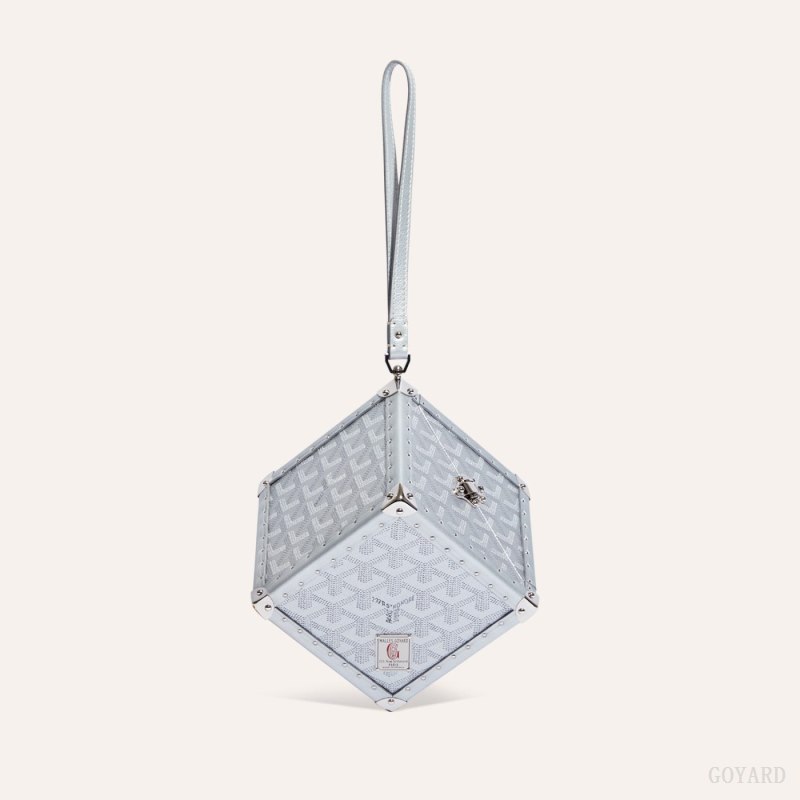 Bolsa De Bagagem Goyard Dé Trunk Bag Prateadas | GY-WQB9508