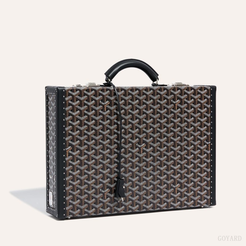 Bolsa De Bagagem Goyard Manoir PM Document Case Pretas | GY-XFS1692