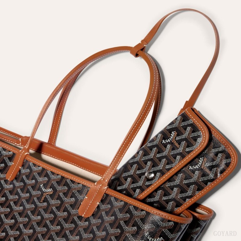 Bolsa de Mão Goyard ISABELLE BAG Pretas Marrom | GY-FNL8617