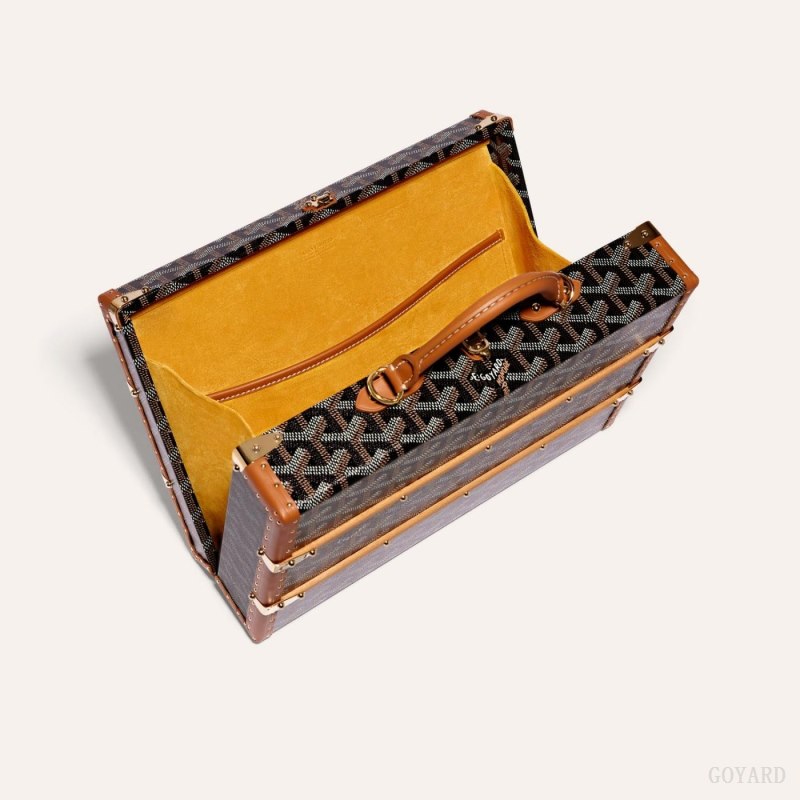 Bolsa de Mão Goyard PALACE MM TRUNK BAG Pretas Marrom | GY-MQQ1102