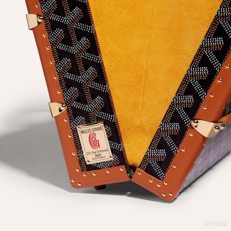Bolsa de Mão Goyard PALACE MM TRUNK BAG Pretas Marrom | GY-MQQ1102