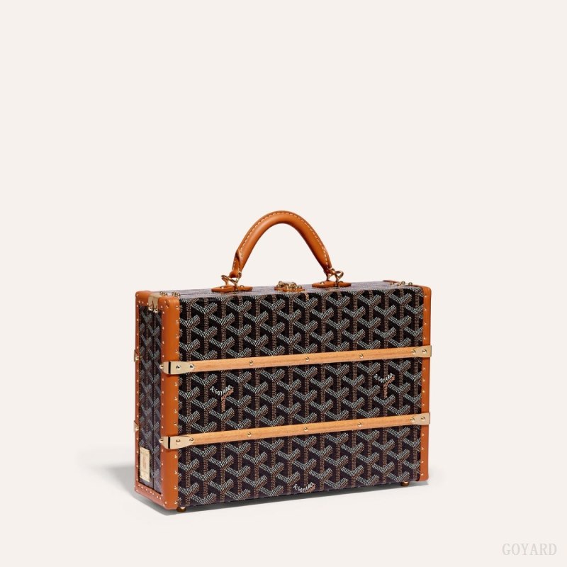 Bolsa de Mão Goyard PALACE MM TRUNK BAG Pretas Marrom | GY-MQQ1102