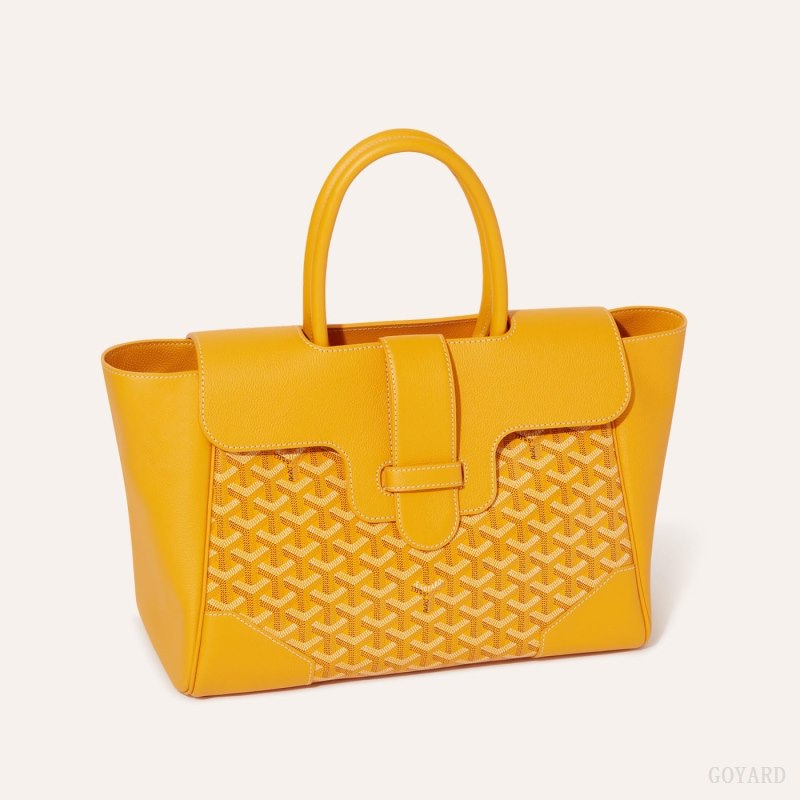 Bolsa de Mão Goyard Saïgon tote bag Amarelas | GY-RKY2109