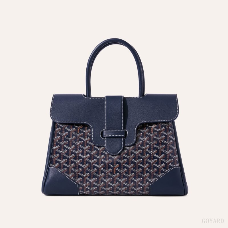 Bolsa de Mão Goyard Saïgon tote bag Azul Marinho Azuis | GY-ZCY6218
