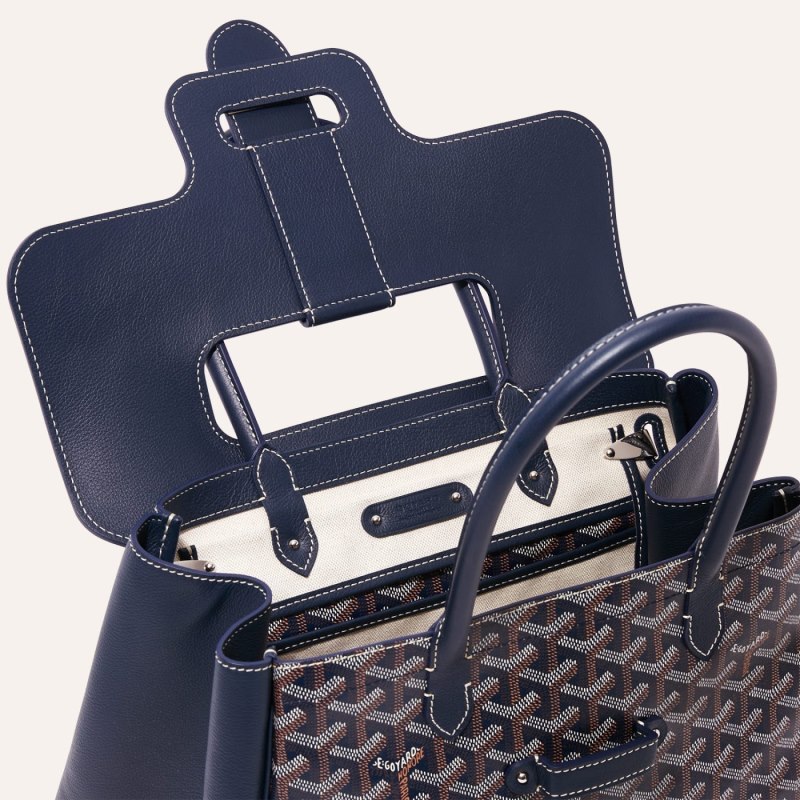 Bolsa de Mão Goyard Saïgon tote bag Azul Marinho Azuis | GY-ZCY6218