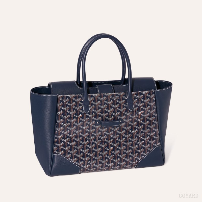 Bolsa de Mão Goyard Saïgon tote bag Azul Marinho Azuis | GY-ZCY6218
