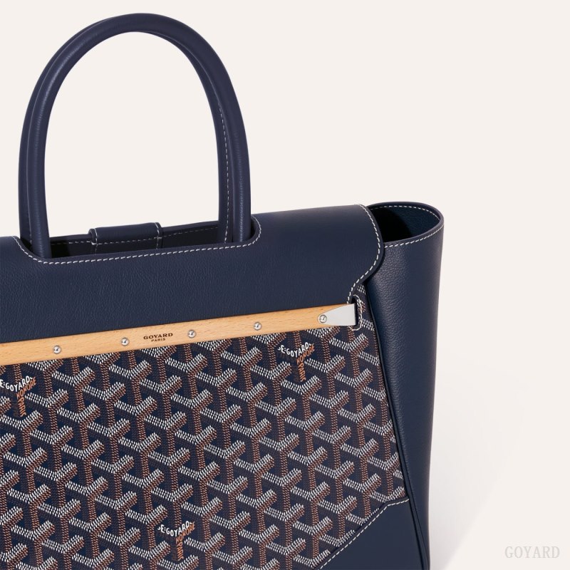 Bolsa de Mão Goyard Saïgon tote bag Azul Marinho Azuis | GY-ZCY6218