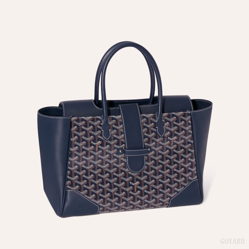 Bolsa de Mão Goyard Saïgon tote bag Azul Marinho Azuis | GY-ZCY6218
