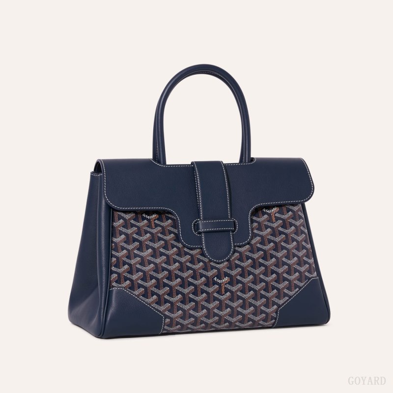 Bolsa de Mão Goyard Saïgon tote bag Azul Marinho Azuis | GY-ZCY6218