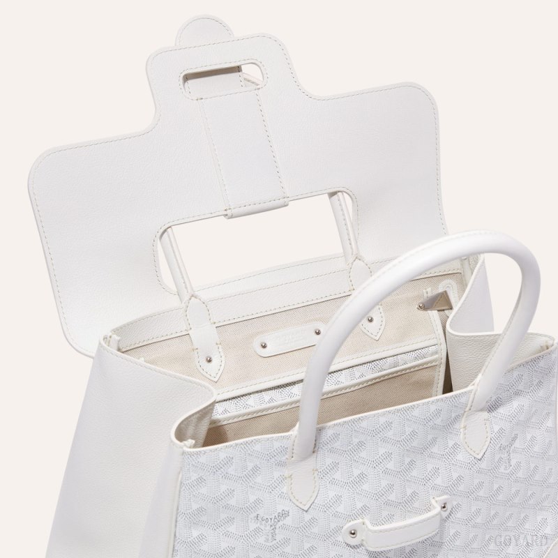 Bolsa de Mão Goyard Saïgon tote bag Branco | GY-VHT3273