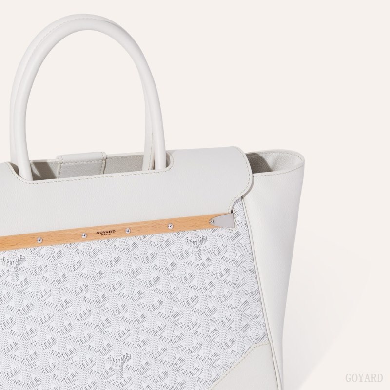 Bolsa de Mão Goyard Saïgon tote bag Branco | GY-VHT3273