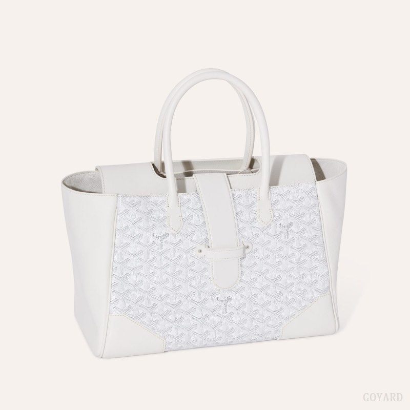 Bolsa de Mão Goyard Saïgon tote bag Branco | GY-VHT3273