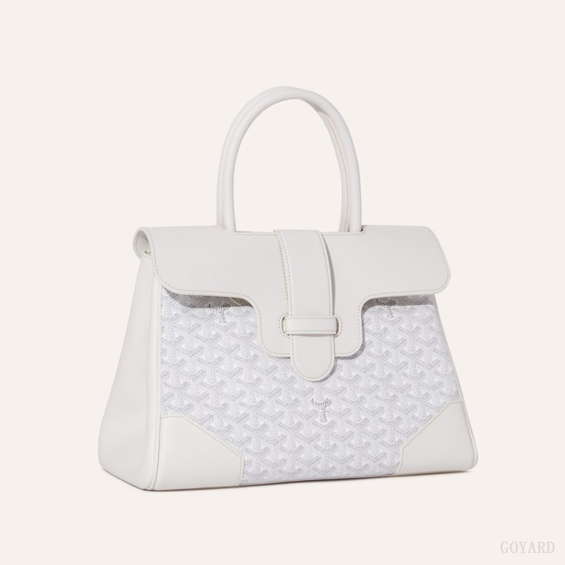 Bolsa de Mão Goyard Saïgon tote bag Branco | GY-VHT3273