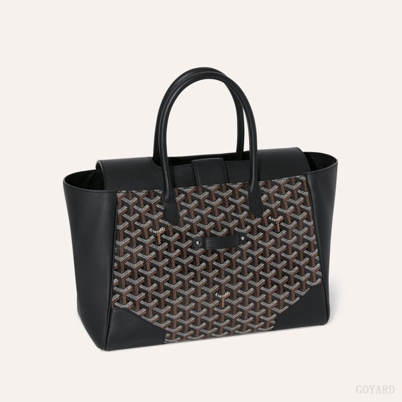 Bolsa de Mão Goyard Saïgon tote bag Pretas | GY-PTW9112
