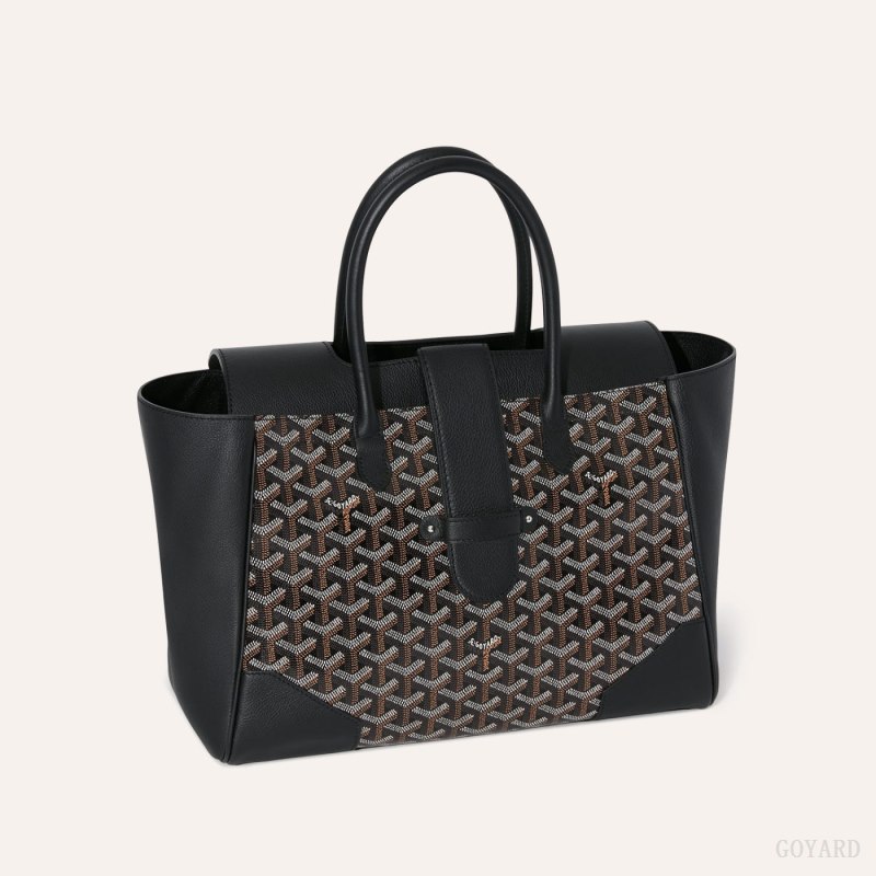Bolsa de Mão Goyard Saïgon tote bag Pretas | GY-PTW9112