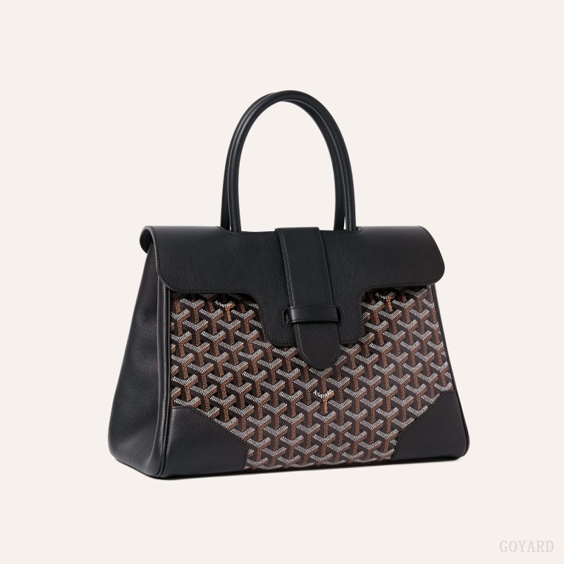 Bolsa de Mão Goyard Saïgon tote bag Pretas | GY-PTW9112