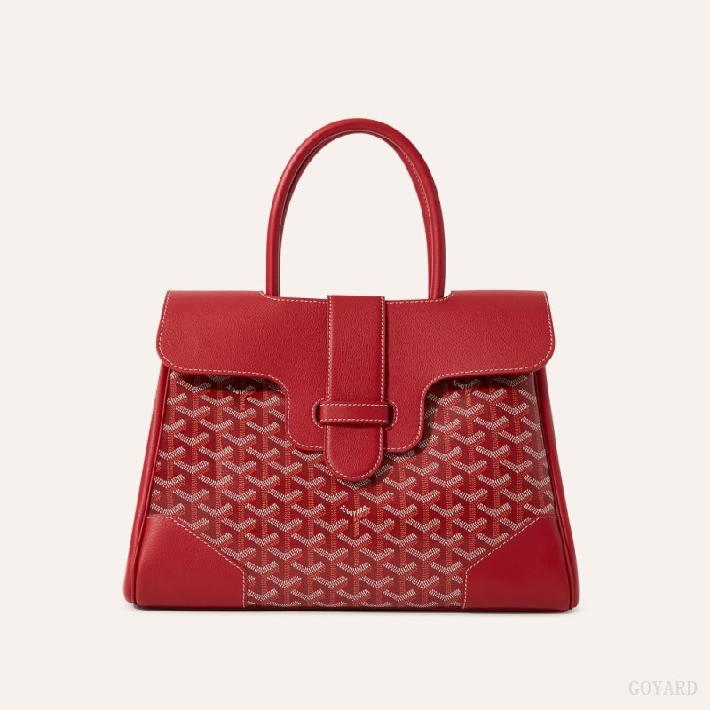 Bolsa de Mão Goyard Saïgon tote bag Vermelhas | GY-CCX2556