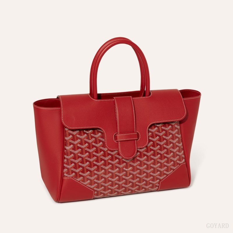 Bolsa de Mão Goyard Saïgon tote bag Vermelhas | GY-CCX2556