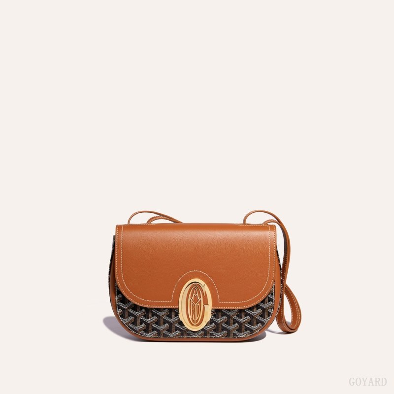 Bolsas De Ombro Goyard 233 bag Pretas Marrom | GY-ZXF0232