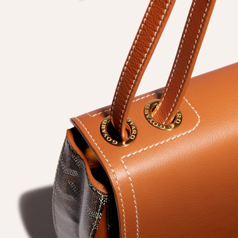 Bolsas De Ombro Goyard 233 bag Pretas Marrom | GY-ZXF0232