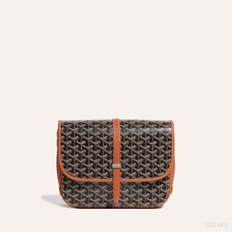 Bolsas De Ombro Goyard Belvedere MM Bag Pretas Marrom | GY-DQZ0786