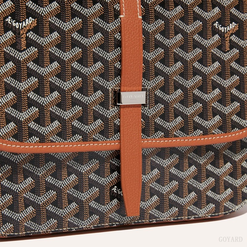 Bolsas De Ombro Goyard Belvedere MM Bag Pretas Marrom | GY-DQZ0786