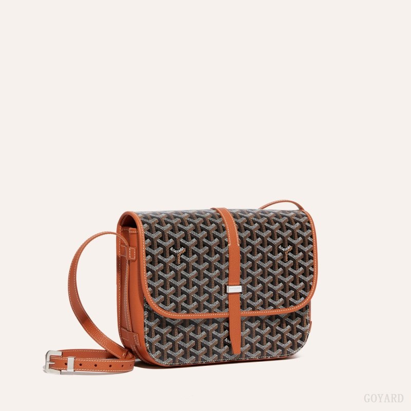 Bolsas De Ombro Goyard Belvedere MM Bag Pretas Marrom | GY-DQZ0786