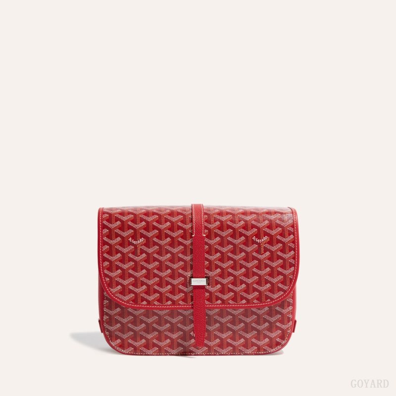 Bolsas De Ombro Goyard Belvedere MM Bag Vermelhas | GY-LJP6009