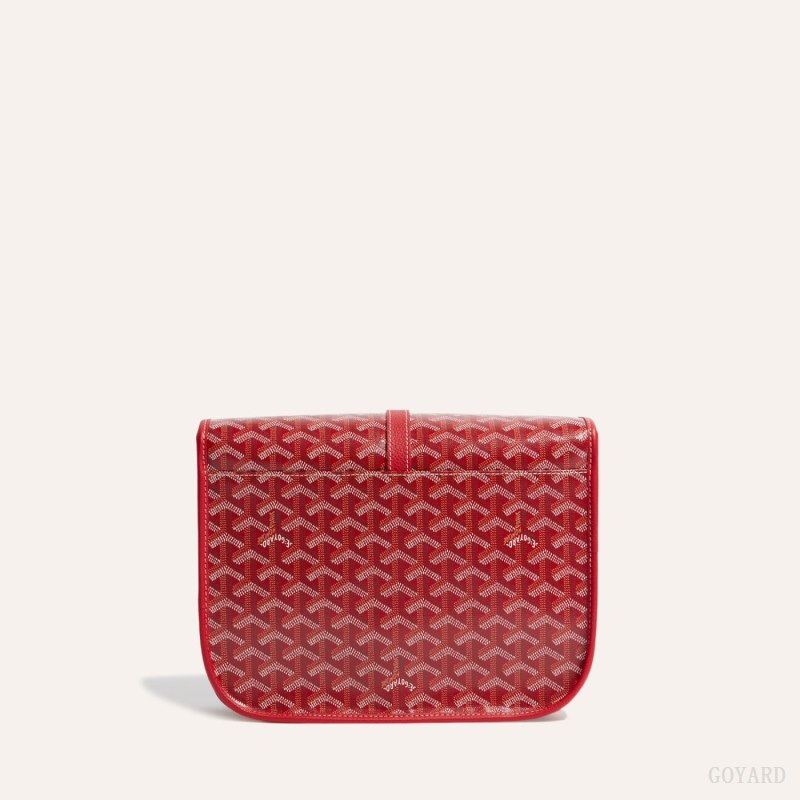 Bolsas De Ombro Goyard Belvedere MM Bag Vermelhas | GY-LJP6009