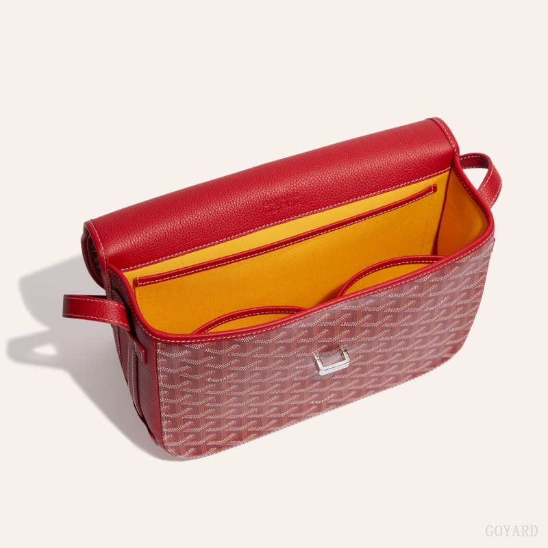 Bolsas De Ombro Goyard Belvedere MM Bag Vermelhas | GY-LJP6009