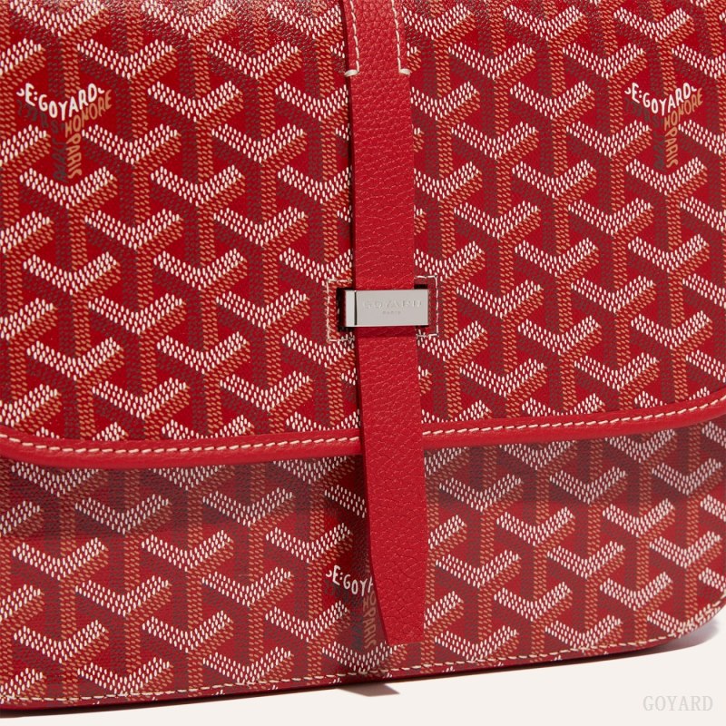 Bolsas De Ombro Goyard Belvedere MM Bag Vermelhas | GY-LJP6009