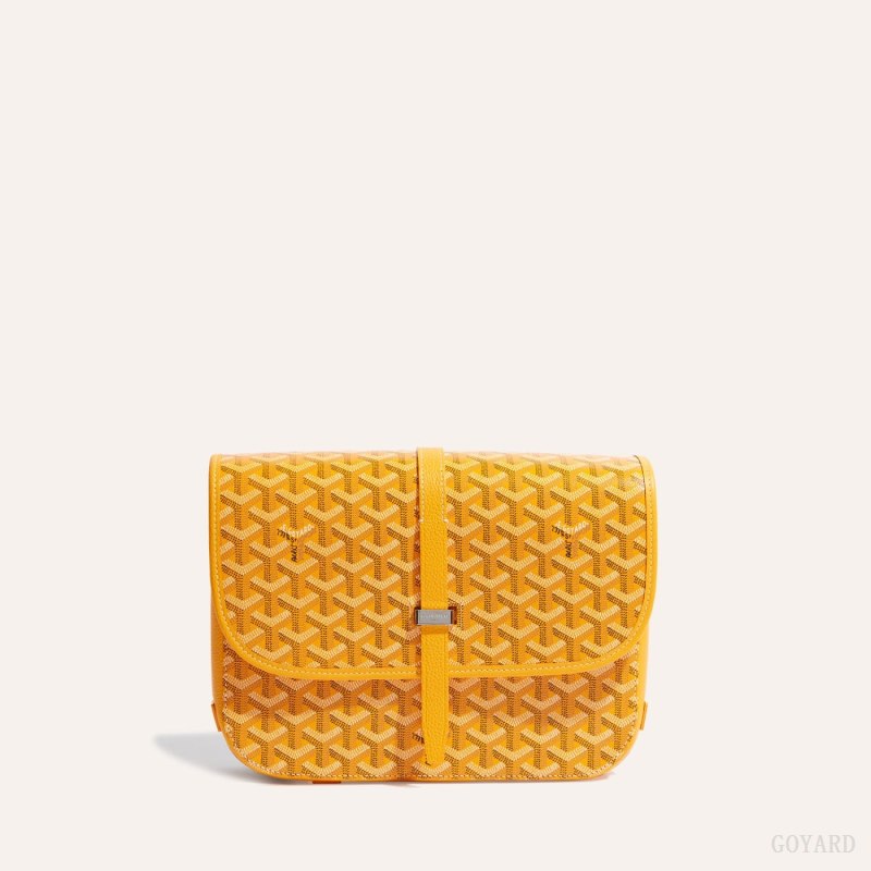 Bolsas De Ombro Goyard Belvedere MM Bag Amarelas | GY-SGF9637