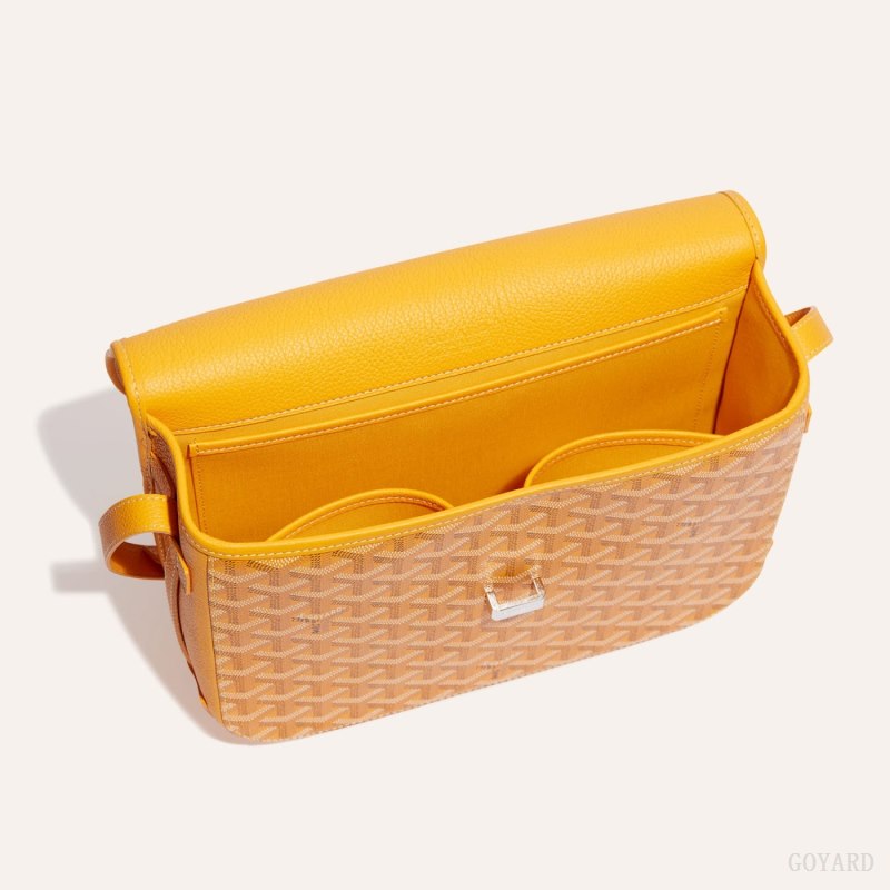 Bolsas De Ombro Goyard Belvedere MM Bag Amarelas | GY-SGF9637