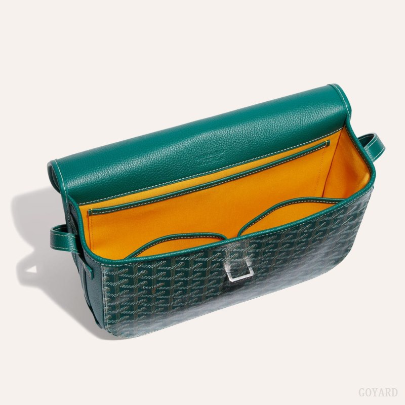 Bolsas De Ombro Goyard Belvedere MM Bag Verdes | GY-SNJ5950