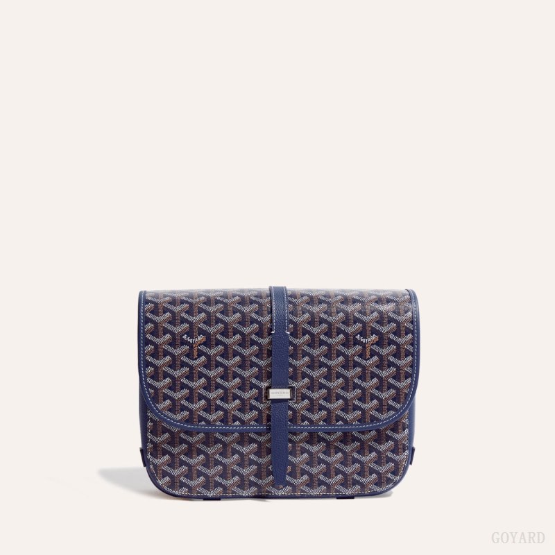 Bolsas De Ombro Goyard Belvedere MM Bag Azul Marinho Azuis | GY-YPL1089