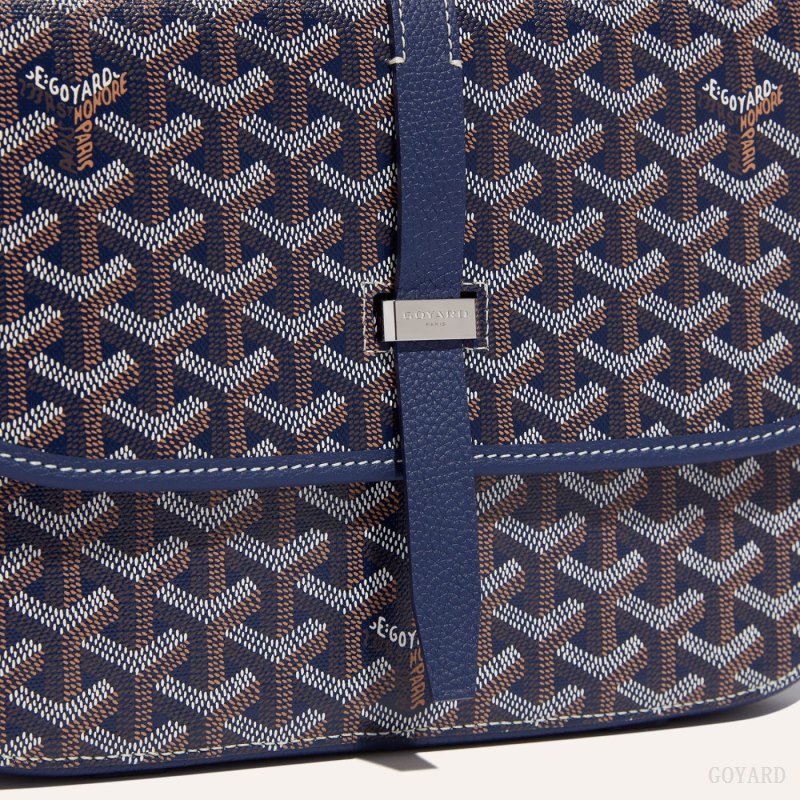 Bolsas De Ombro Goyard Belvedere MM Bag Azul Marinho Azuis | GY-YPL1089