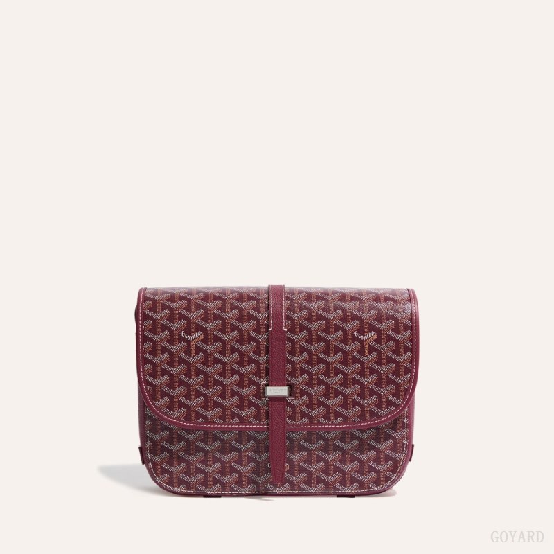 Bolsas De Ombro Goyard Belvedere MM Bag Bordeaux | GY-WSF0328