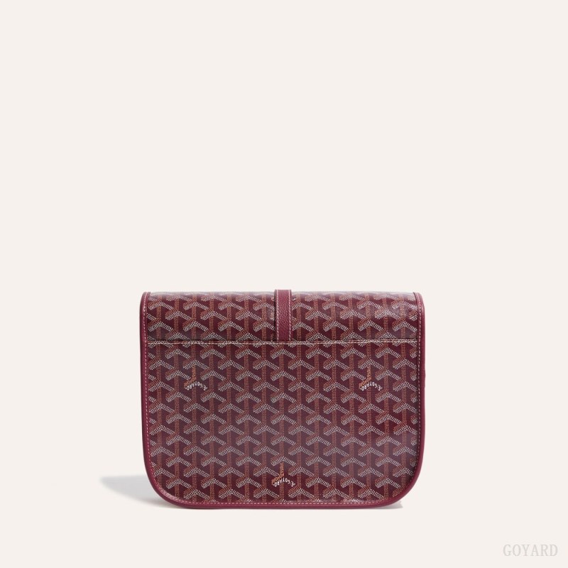 Bolsas De Ombro Goyard Belvedere MM Bag Bordeaux | GY-WSF0328