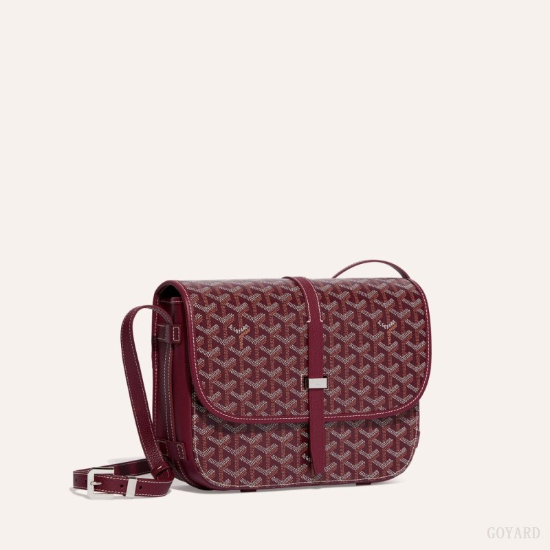 Bolsas De Ombro Goyard Belvedere MM Bag Bordeaux | GY-WSF0328