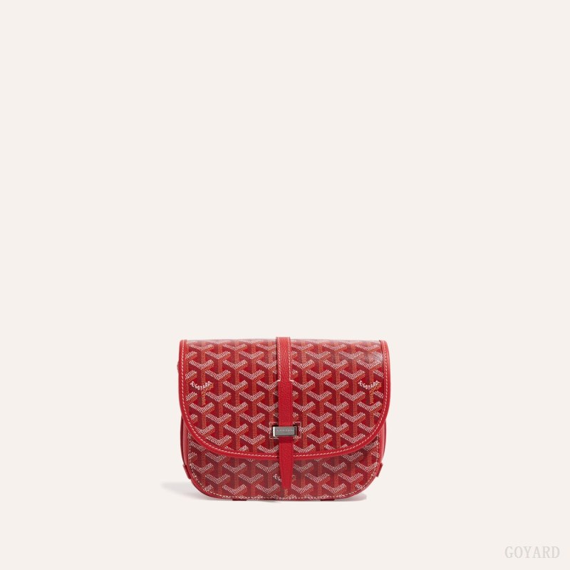 Bolsas De Ombro Goyard Belvedere PM Bag Vermelhas | GY-PAO7205