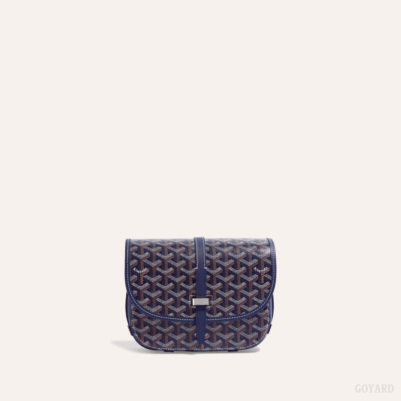 Bolsas De Ombro Goyard Belvedere PM Bag Azul Marinho Azuis | GY-SNJ0865