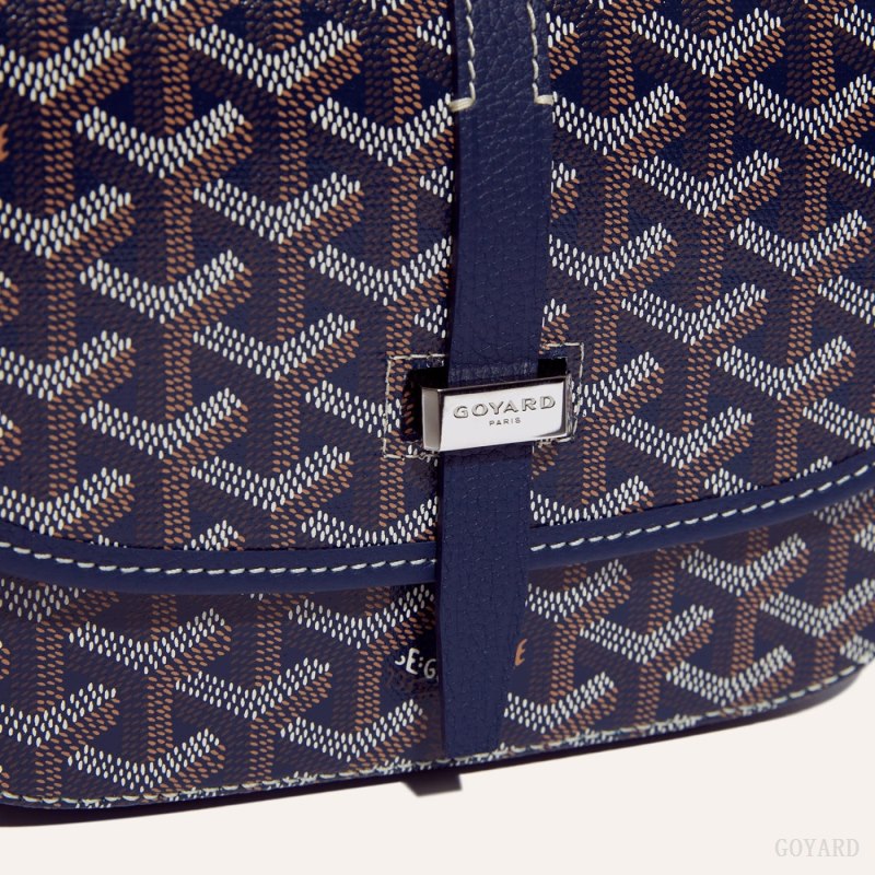 Bolsas De Ombro Goyard Belvedere PM Bag Azul Marinho Azuis | GY-SNJ0865