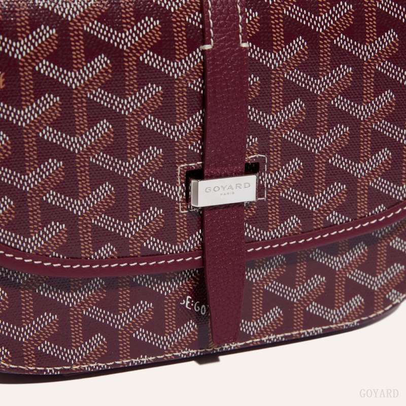Bolsas De Ombro Goyard Belvedere PM Bag Bordeaux | GY-MKW3747