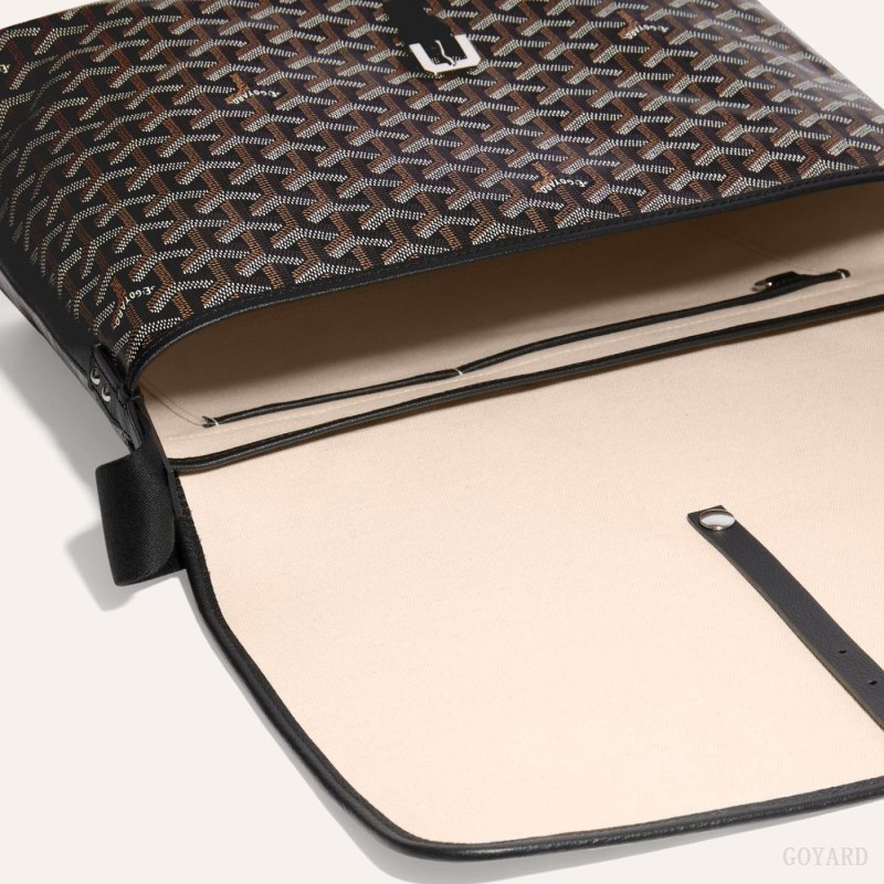 Bolsas De Ombro Goyard CAPETIEN MM MESSENGER BAG Pretas | GY-KXZ7191