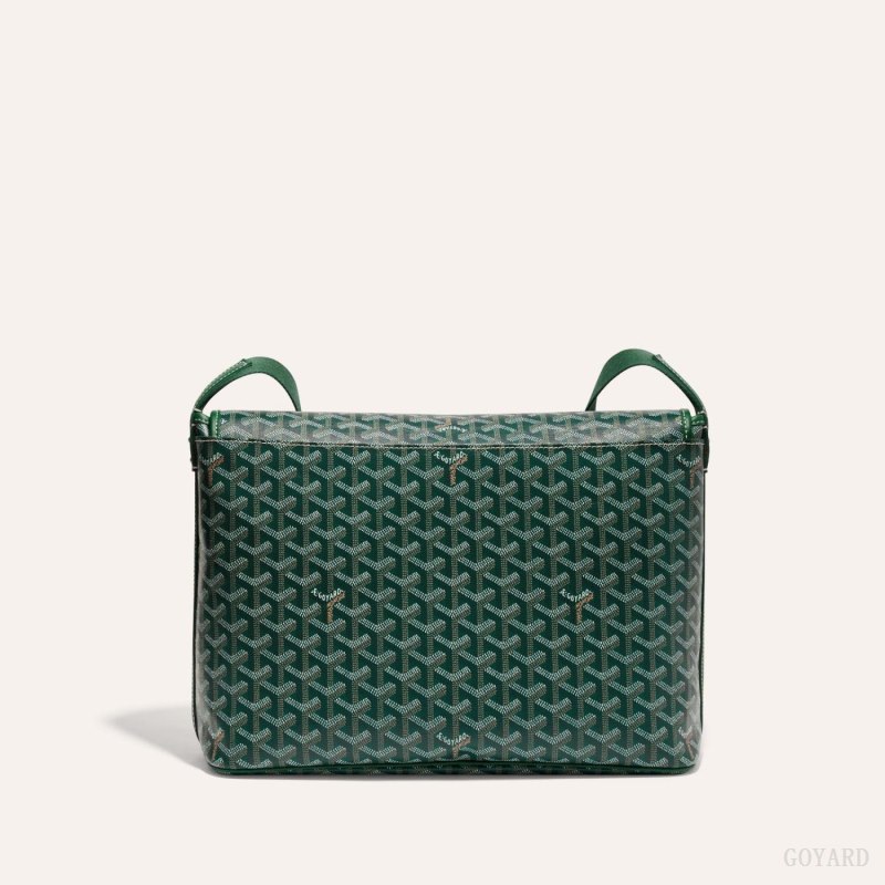 Bolsas De Ombro Goyard CAPETIEN MM MESSENGER BAG Verdes | GY-ESX1723