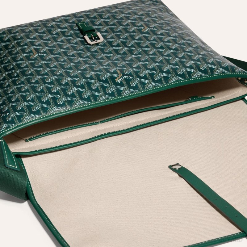 Bolsas De Ombro Goyard CAPETIEN MM MESSENGER BAG Verdes | GY-ESX1723